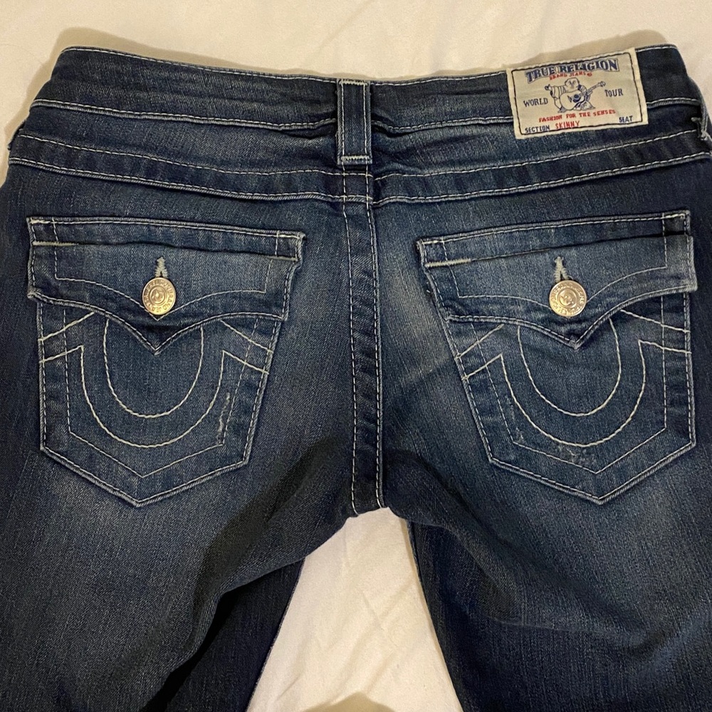 🔥HP🔥True Religion Lost Lagoon Skinny Jeans